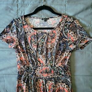 Sami & Jo paisley midi dress, size small